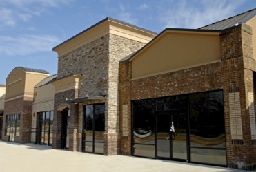 Commercial Building Project with Stone Front